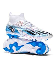 Men Football Cleats Women Firm Ground Soccer Boots Football Shoes - Multicolor - View 5