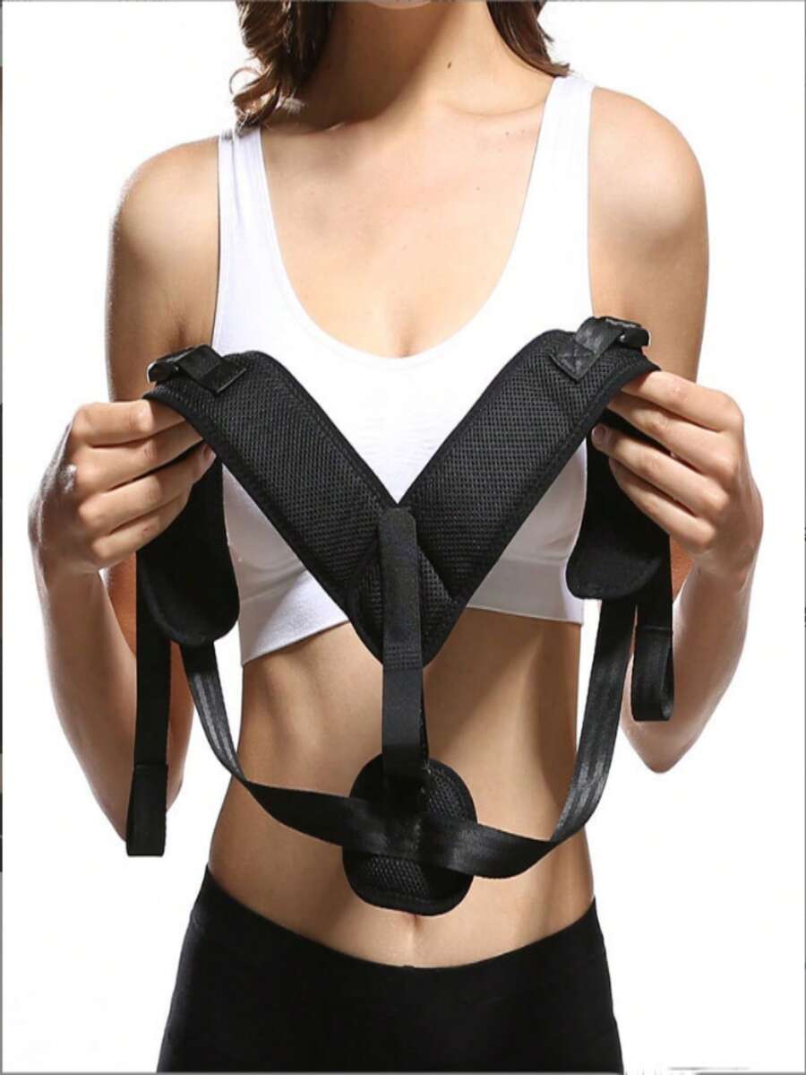 Cinturón negro acrílico trasero - Negro - Ver 1