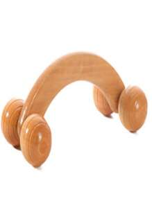 木頭按摩滾輪 - 杏色 - 查看 2