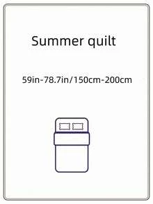 1pc Peach Print Quilt, Cartoon Rabbit & Fruit Print Soft Quilt For Bedroom, Summer - Multicolor - View 6