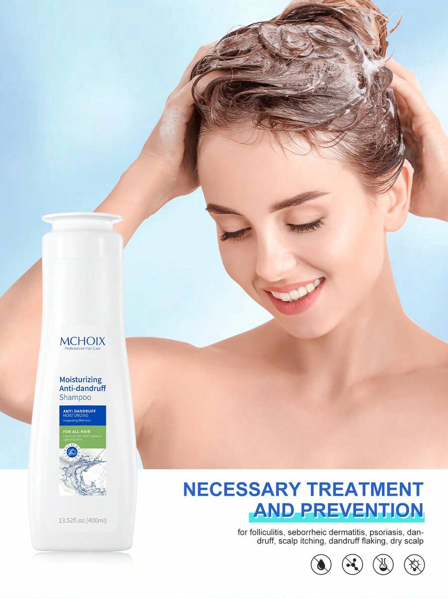 1pc Antidandruff Shampoo, Moisturizes Hair, Eliminates Dandruff