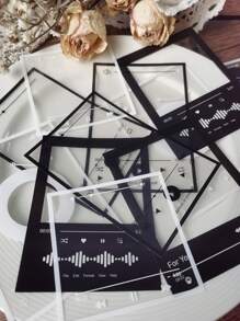 15pcs Frame Design Assorted Sticker, Simple Multi-Purpose Decorative Sticker For DIY Craft, Decoration, Hand Account Back To School - Multicolor - View 6