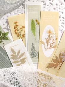 MOCARD 1 caja de 45 piezas de pegatinas de flores de PET para decoración DIY, scrapbooking, diario, teléfono, portátil, útiles escolares estéticos lindos - Morado - Ver 4