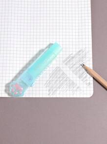 1 cục tẩy thiết kế hình chân mèo, cục tẩy bút chì đa năng sáng tạo cho học sinh - Màu xanh nhạt - Xem 3