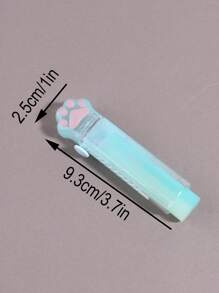 1 cục tẩy thiết kế hình chân mèo, cục tẩy bút chì đa năng sáng tạo cho học sinh - Màu xanh nhạt - Xem 4