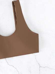 Top bikini girante trasero - Marrón - Ver 7