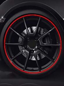 1入組紅色的PVC車防碰撞條 - 紅色 - 查看 3