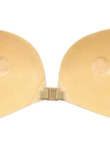 Sujetador adhesivo unicolor - Albaricoque - Ver 3