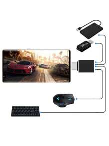 1入組鋁合金Type-C至USB充電器數據線適配器 - 黑色 - 查看 5