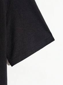 Manfinity RebelGame Áo thun nam Lá thư Ô tô/xe hơi Đường phố - màu đen - Xem 5