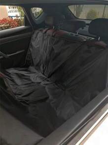 1 件 210D 牛津布薄型汽车后座宠物保护垫，黑色 - 黑色 - 查看 2