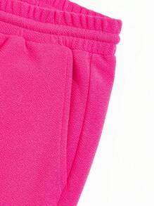 Manfinity VCAY Men Cotton Coconut Tree & Letter Graphic Tee & Drawstring Waist Shorts - Multicolor - View 4