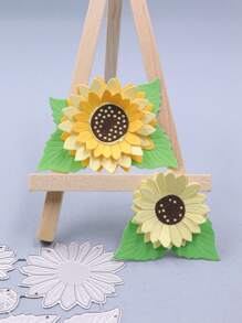 1入組向日葵設計切割模具 - 銀色 - 查看 9