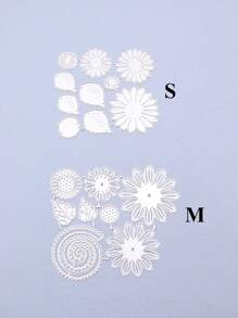 1入組向日葵設計切割模具 - 銀色 - 查看 11