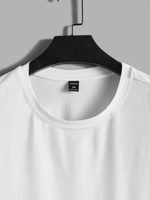 Manfinity Hypemode Men Plus Cotton Cartoon Graphic Tee - White - View 3