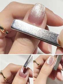 FULL BEAUTY 1pc Nail Art Cat Eye Magnet Tool - Grey - View 7
