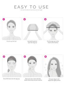 20Pcs Light Brown Stocking Wig Caps Stretchy Wig Caps for Women - Brown - View 7