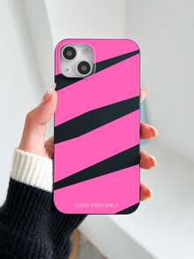 Farbblock Handyhülle - Schwarz - Übersicht 2