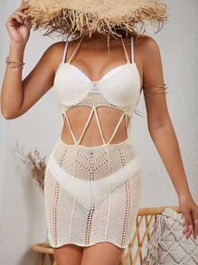 Summer Cutout Cover Up Dress