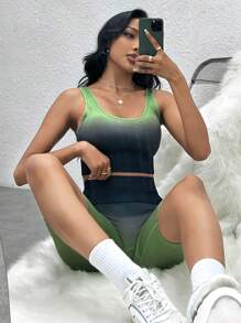 Set bộ đồ thể thao Gân đan Ombre - Nhiều màu - Xem 4