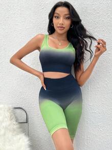 Set bộ đồ thể thao Gân đan Ombre - Nhiều màu - Xem 3