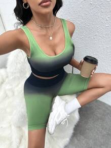 Set bộ đồ thể thao Gân đan Ombre - Nhiều màu - Xem 1