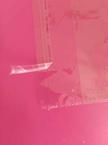 100入組透明禮品袋 - 無色 - 查看 3