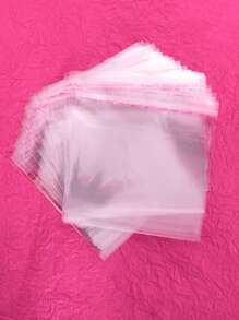 100入組透明禮品袋 - 無色 - 查看 5