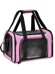 1 pieza Bolsa portadora para mascota - Rosa - Ver 2