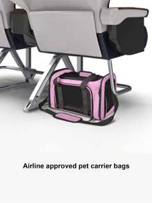 1 pieza Bolsa portadora para mascota - Rosa - Ver 6