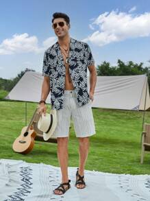 Manfinity RSRT Men Tropical Print Shirt - Multicolor - View 3