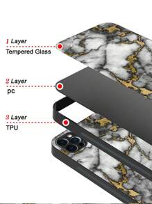 大理石紋樣式手機外殼 - 彩色 - 查看 3