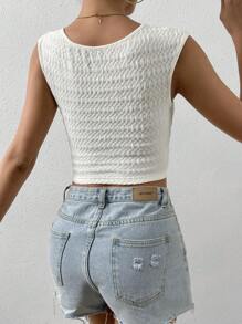 SHEIN Essnce Top tank crop unicolor