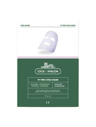 VT 6 piezas nutritiva facial 25g calmante hidratante facial Cuidado de piel para uso diario