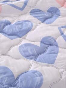 1pc Printed Single Summer Quilt/Blanket, Modern Minimalist Design, Suitable For Bedroom, Living Room, All Seasons