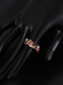 Nhẫn Trang Trí Đá Cubic Zirconia - Nhiều màu - Xem 3