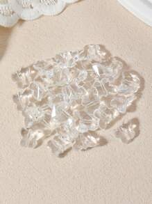 30入組蝴蝶形diy首飾掛件,適用於手鍊、項鍊、服飾、婚禮裝飾