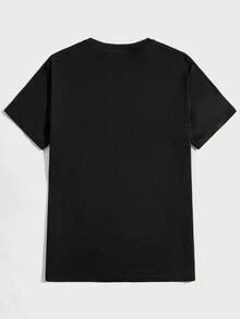 Manfinity Hypemode Men Floral Tie Print Tee - Black - View 2