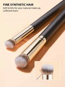 Concealer Brush Kit, 2pcs Face Makeup Brush Set,Brush Set,Makeup Brush Kit,Make Up Brush Set,Make Up Set Complete,Makeup Brush Set,Complete Makeup Kit,Brush Kit,Brushes Makeup Set,Makeup Gift Set,Set - Black - View 5