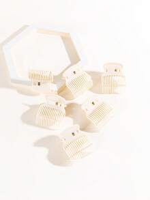 6 piezas Horquilla salón - Blanco - Ver 1