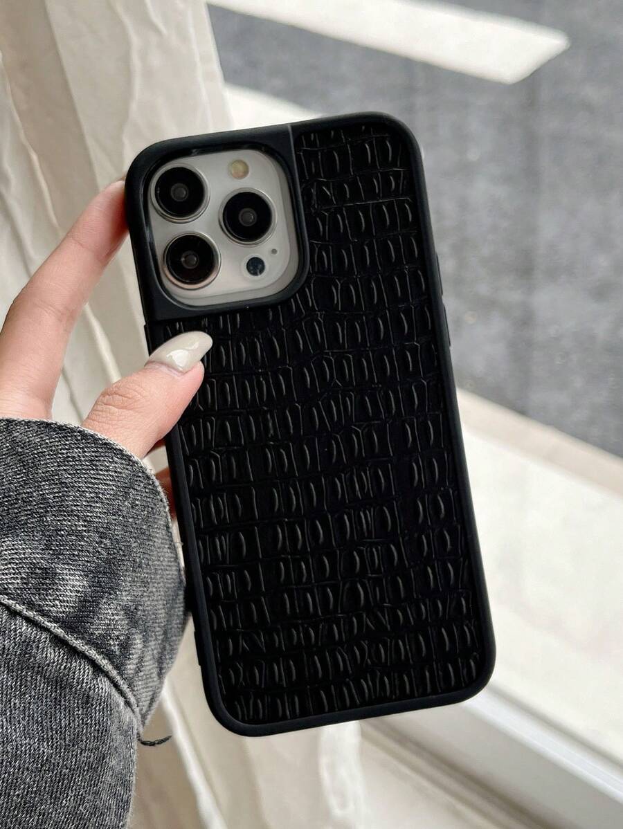 Funda para móvil con cocodrilo en relieve - Multicolor - Ver 1