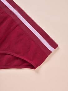 3 cái/lốc Kích thước lớn Cao eo Thoải mái Thoáng khí Liền mạch Tam giác Quần lót không đường may - Nhiều màu - Xem 5