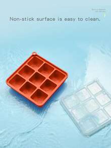 矽膠食品模具帶蓋矽膠嬰兒食品冷凍托盤食品儲存容器