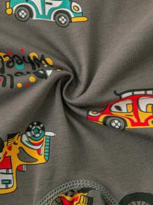 5pcs/Lot Letter, Game Machine & Multi-Color Printed Boxer Briefs For Tween Boys, Cartoon Street Style - Multicolor - View 7