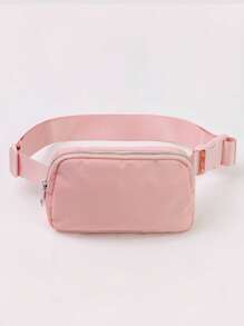Bolso para correr rosado cremallera - Rosa - Ver 1