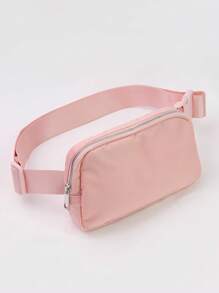 Bolso para correr rosado cremallera - Rosa - Ver 3