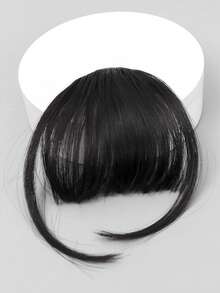 Flecos corto recto sintético pelo - Negro - Ver 4