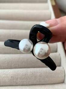 2 chiếc phụ nữ trang trí ngọc trai giả phong cách ngọt ngào Vuốt tóc nhỏ - Nhiều màu - Xem 2