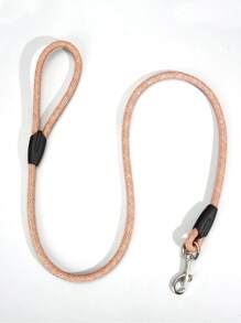 1 件装简约户外狗绳，适合中小型犬、小狗链项圈、散步狗绳、猫绳 - 棕色 - 查看 2