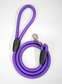 1pc Minimalist Pet Leash For Dog For Outdoor Anti-lost - Purple - View 1